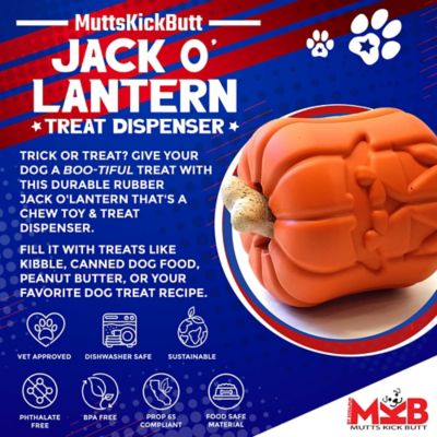 Image showing  Jack-o-Lantern Tug and Retrieving Dog Chew Toy