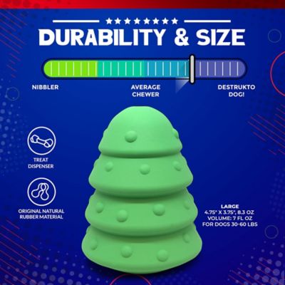 Image showing  Christmas Tree Treat Dispenser and Dog Chew Toy
