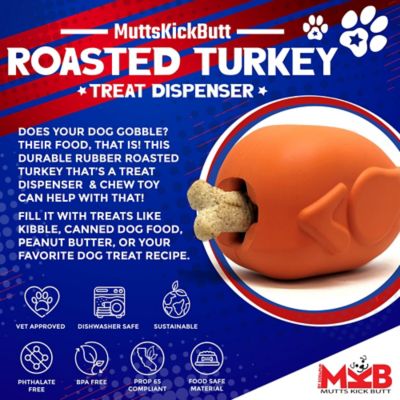 Image showing  Roasted Turkey Treat Dispenser Dog Chew Toy