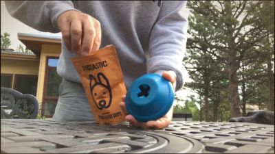 Image showing  Flying Saucer Treat Dispenser and Dog Chew Toy