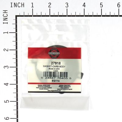 Image showing  Carburetor Body Gasket for Select Briggs & Stratton Models, 27918