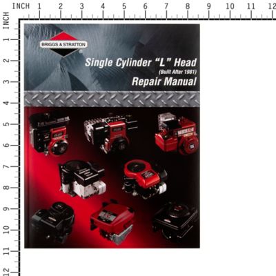 Image showing  Single Cylinder Engine Manual for Briggs & Stratton L-Head Single Cylinder Engines, 270962