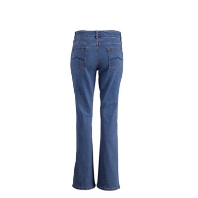Image showing  Women's Straight Fit Mid-Rise 5-Pocket Bootcut Jeans