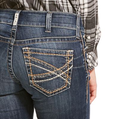Image showing 2 th Ariat Women's Slim Fit Mid-Rise REAL Entwined Bootcut Jeans