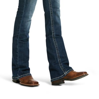 Image showing 6 th Ariat Women's Slim Fit Mid-Rise REAL Entwined Bootcut Jeans