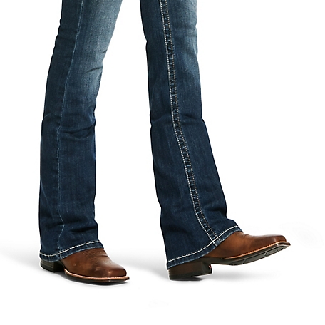 R.E.A.L. Mid Rise Stretch Entwined Boot Cut Jean