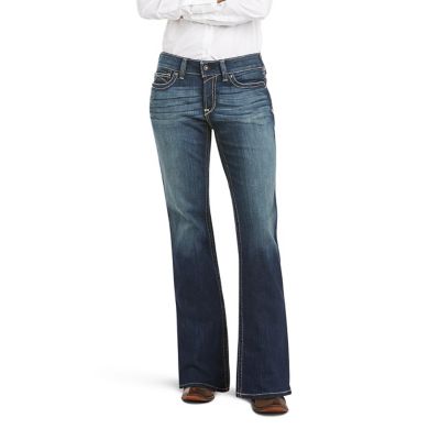 Ariat Women's Slim Fit Mid-Rise R.E.A.L. Original Bootcut Jeans