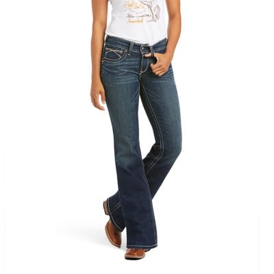 Ariat Women's Mid-Rise Whipstitch Bootcut Jeans