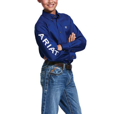 Ariat Boy's Casual Series Long Sleeve Western Shirt at Tractor Supply Co.