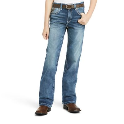 Ariat Boys' B4 Relaxed Coltrane Bootcut Jeans