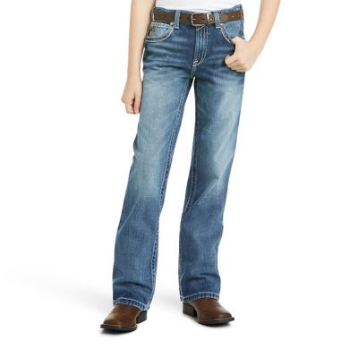 Image showing 0 th Ariat Boys' B4 Relaxed Coltrane Bootcut Jeans