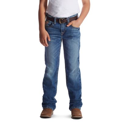 Ariat Boys' B4 Relaxed Boundary Bootcut Jeans