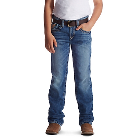 Ariat Boys' B4 Relaxed Boundary Bootcut Jeans