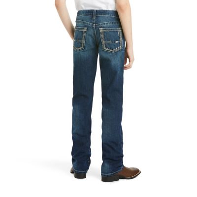 Image showing  Boys' Straight Fit Natural-Rise B5 Slim Boundary Straight Leg Jeans