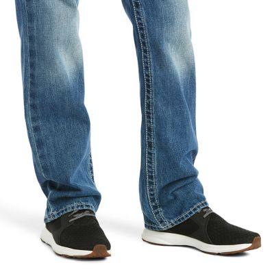 Image showing 4 th Ariat Boys' B5 Slim Charger Straight Leg Jeans