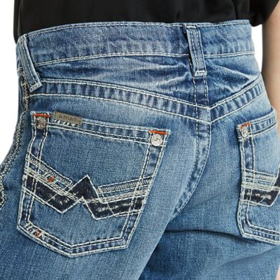Image showing  Boys' B5 Slim Charger Straight Leg Jeans