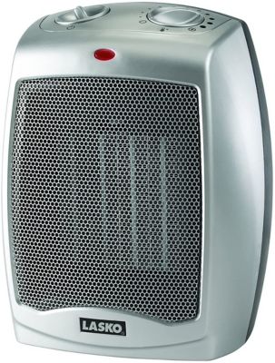 Lasko 3,070 BTU Ceramic Heater, 1,500W, Ceramic Gray