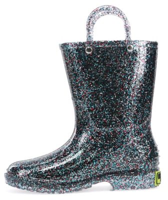 Image showing  Glitter PVC Rain Boots