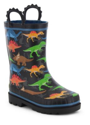 Western Chief Boys' Dino World Rain Boots