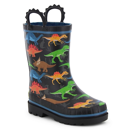 Western Chief Boys' Dino World Rain Boots