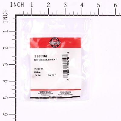 Image showing  Needle and Seat Float Valve for Select Briggs & Stratton Models, 398188