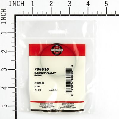 Image showing  Float Bowl Gasket for Select Briggs & Stratton Models, 796610