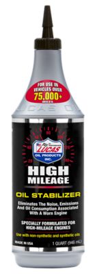 Lucas Oil Products High Mileage Oil Stabilizer, 32 oz.