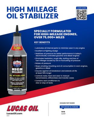 Image showing  32 oz. High Mileage Oil Stabilizer