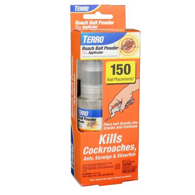 TERRO 0.53 oz. Roach Bait Powder Plus Applicator