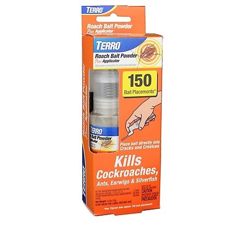 TERRO 0.53 oz. Roach Bait Powder Plus Applicator