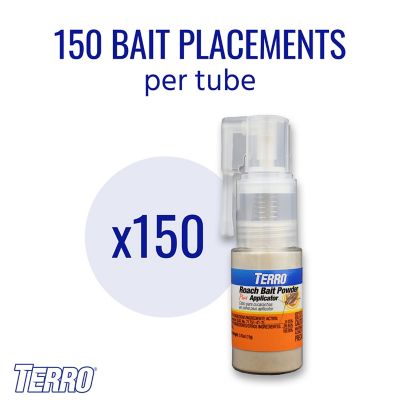 Image showing 5 th TERRO 0.53 oz. Roach Bait Powder Plus Applicator