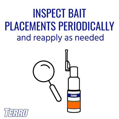 Image showing 6 th TERRO 0.53 oz. Roach Bait Powder Plus Applicator