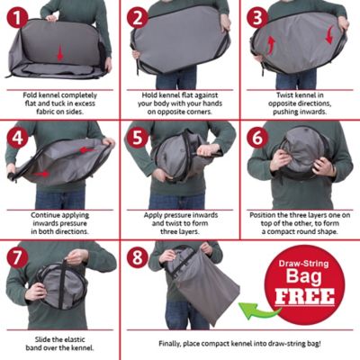 Image showing  Pop Open Polyester Pet Kennel, 31.8 in.