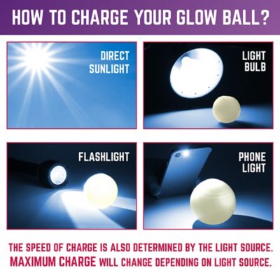 Image showing 7 th Chew King Glow Ball Dog Toys, 2-Pack