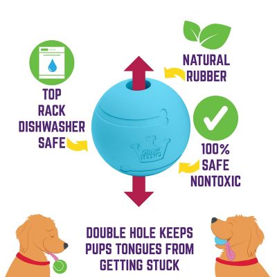 Image showing  Rubber Ball Dog Toys, 3-Pack