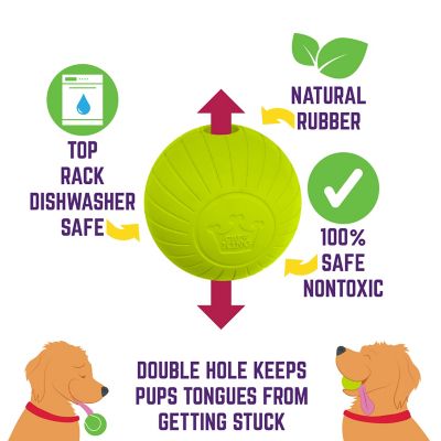 Image showing  Supreme Rubber Ball Dog Toys, 2-Pack