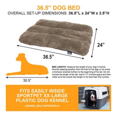 Image showing  Waterproof Plush Pillow Pet Bed