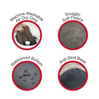 Image showing  Waterproof Plush Pillow Pet Bed