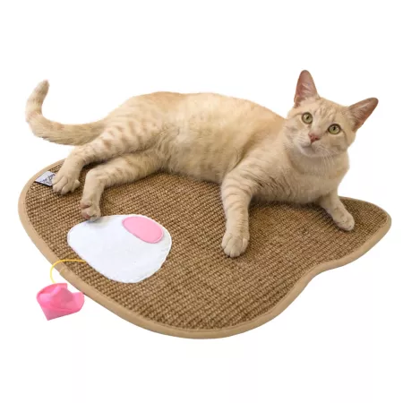 Kitty City Crazy Sisal Cat Scratching Mat Toy Scratchers