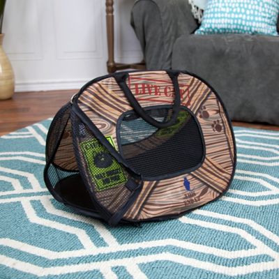 Image showing  Pop-Open 1-Door Polyester Cat Carrier