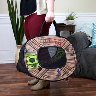 Image showing  Pop-Open 1-Door Polyester Cat Carrier