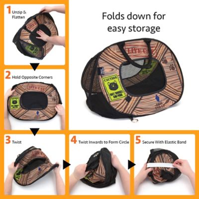 Image showing 6 th Kitty City Pop-Open 1-Door Polyester Cat Carrier