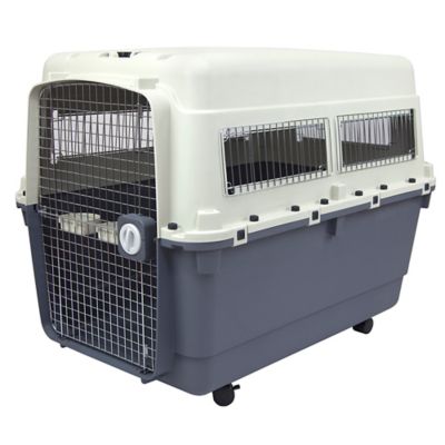 Image showing  1-Door Plastic Dog Kennel, XXXL, 38 in. x 32 in. x 4 ft.