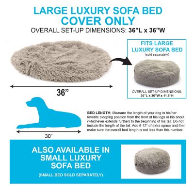 Image showing  Luxury Sofa Pet Bed Replacement Cover