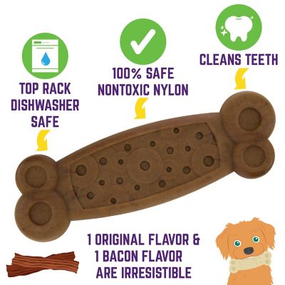 Image showing  Gear Nylon Dog Chew Bones, 2-Pack