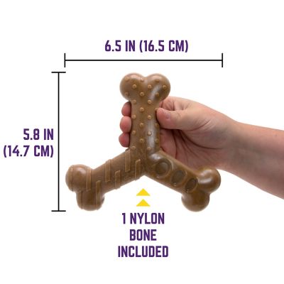 Image showing  Nylon Dog Wishbone Dog Chew Toy