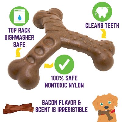 Image showing  Nylon Dog Wishbone Dog Chew Toy