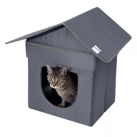 Kitty City Outdoor Fabric Cat House Outdoor Cat Houses