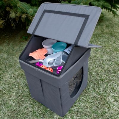 Image showing 8 th Kitty City Outdoor Fabric Cat House