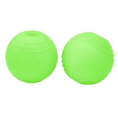 Chew King 3 in. Glow Ball Dog Toys, 2 Pack